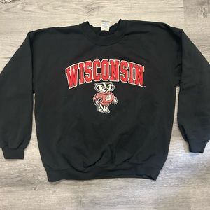 Vintage University of Wisconsin crewneck sweater